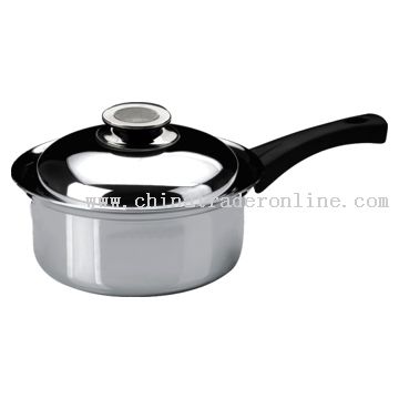 18cm Sauce Pan with Long Bakelite Riveted Handle from China