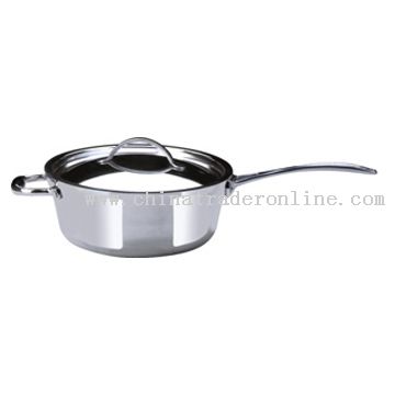 26CM Casserole Stainless Steel Outside from China