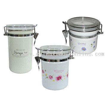 Enamel Canisters