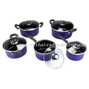 Enamel Cookware Set (10 Piece) from China