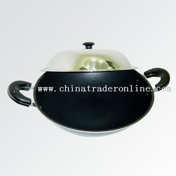 Flat, Non-Stick Wok from China