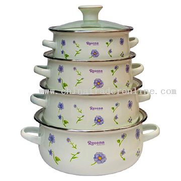 10pcs Casserole with Glass Cover Decor from China