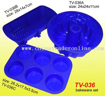 Silicone Bakeware Set, Cake Mould Form from China