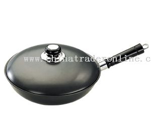 Phenolic Bakelite Handle and Knob Wok from China