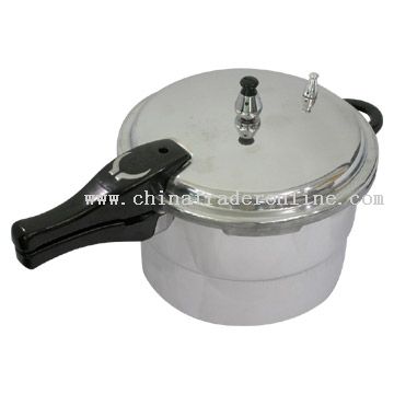 Polished, Two-Section Pressure Cooker from China