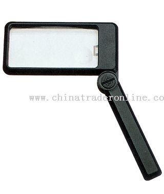 Lighted foldable magnifier