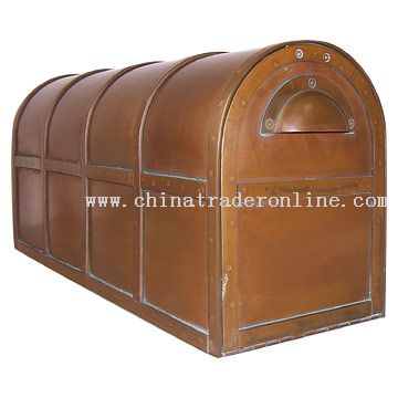Antique Brass Mailbox