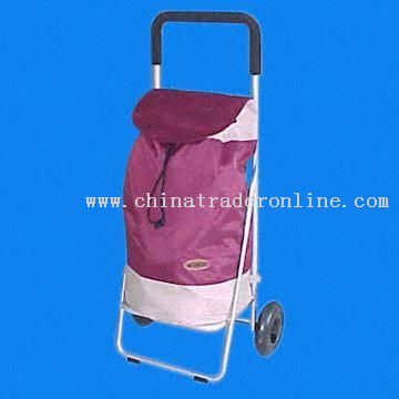 Aluminum Shopping Cart with Large-volume Bag from China