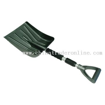 Snow Shovel with Telescopic Aluminium Handle