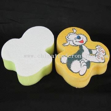 Die-cut Bath Sponges from China