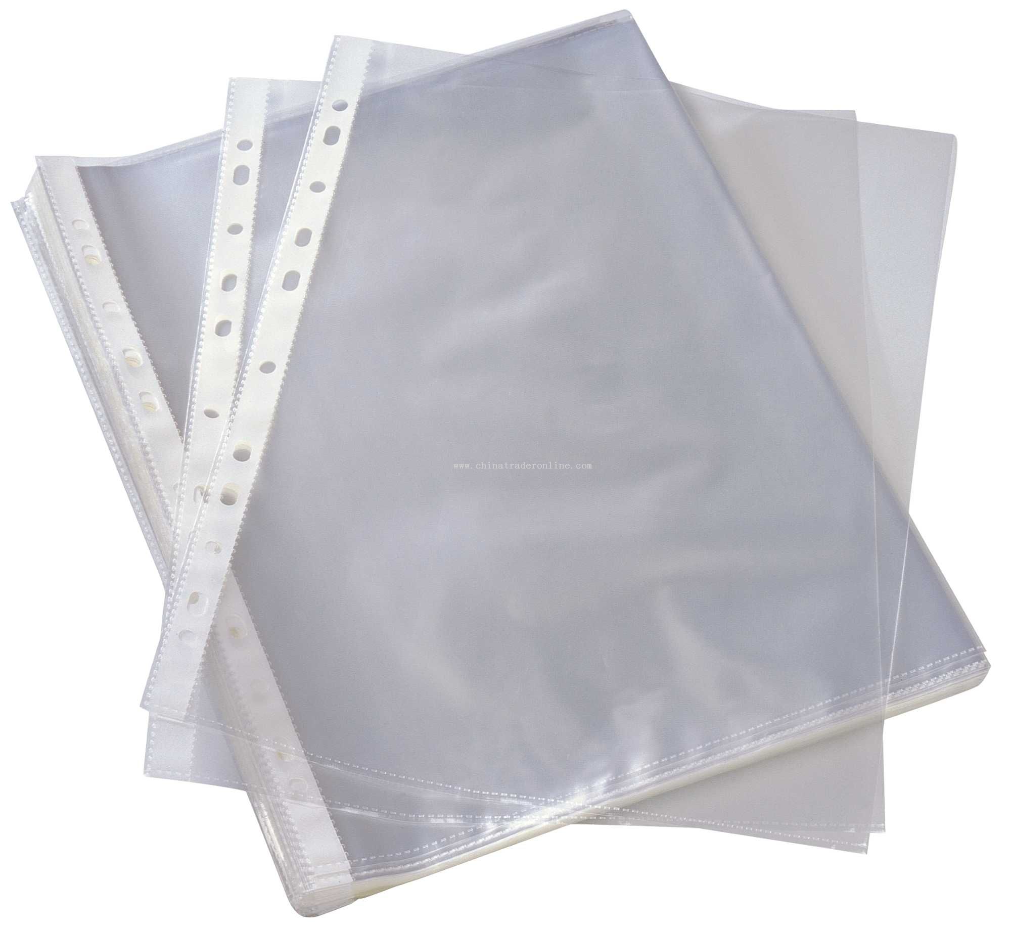 11-hole PP loose leaf bag from China