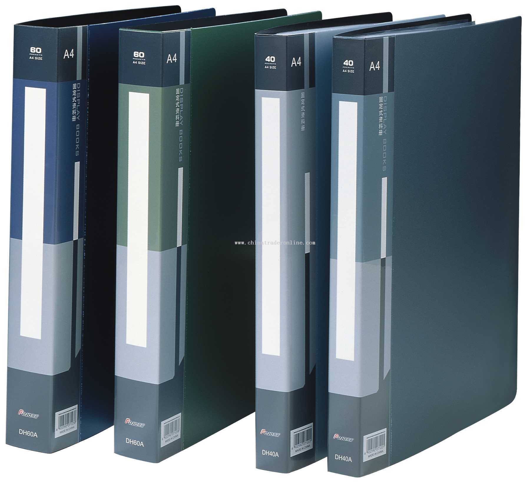 2-deck metal color display book(40-60 inner bag)