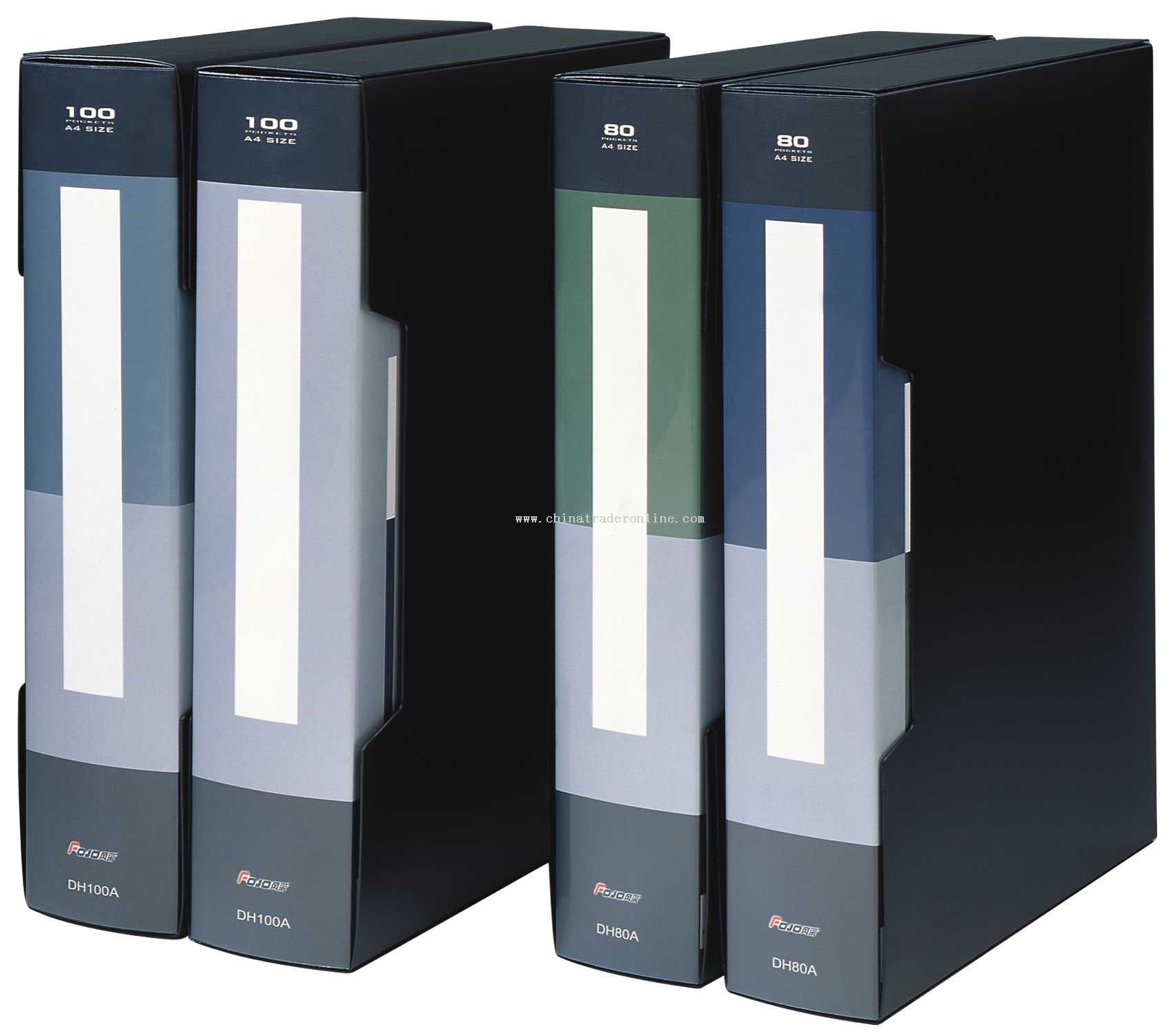 2-deck metal color display book(80-100 inner bag)