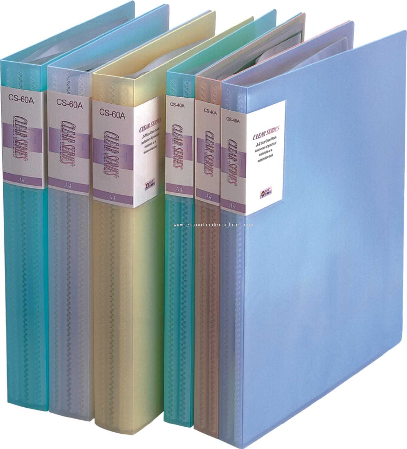 Clear display book(40-60inner bag) from China