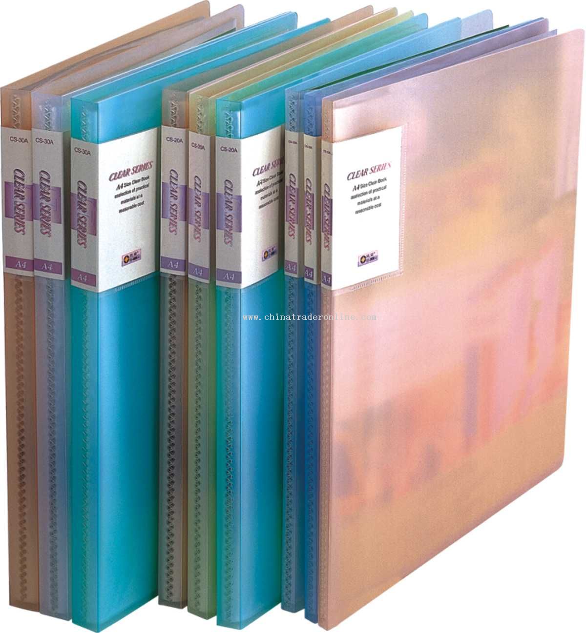Clear display book (10-30 inner bag)