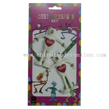 Cartoon Eraser Set from China