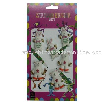 Cartoon Eraser Set from China