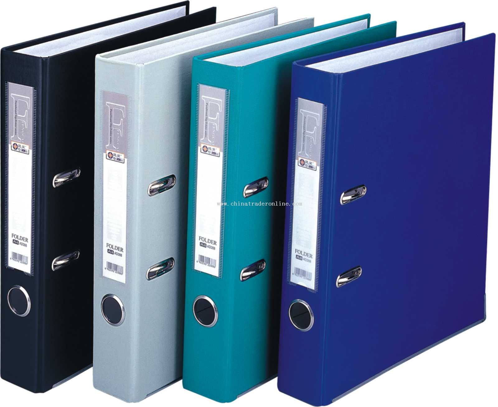 A4 2-inch easy clip file folder(PVC surface) from China