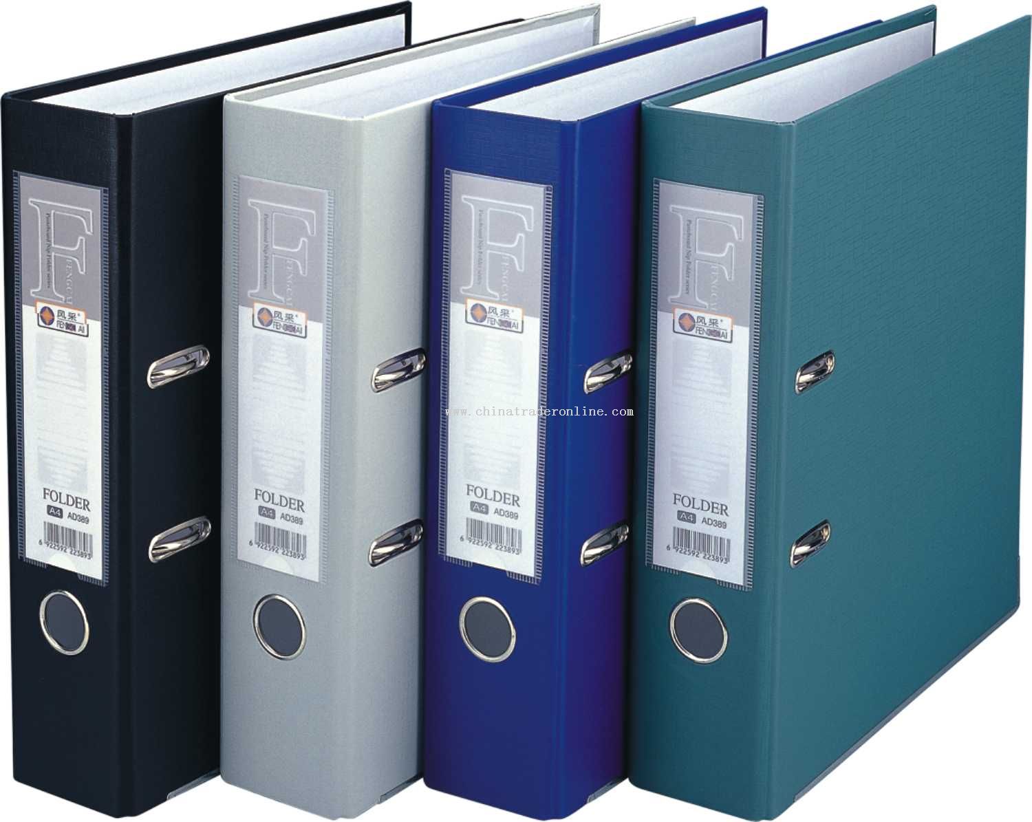 A4 3-inch easy clip file folder(PVC surface)