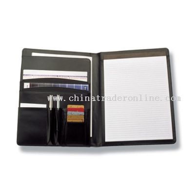 A4 Pad Cover with provisions for pens, credit cards & documents