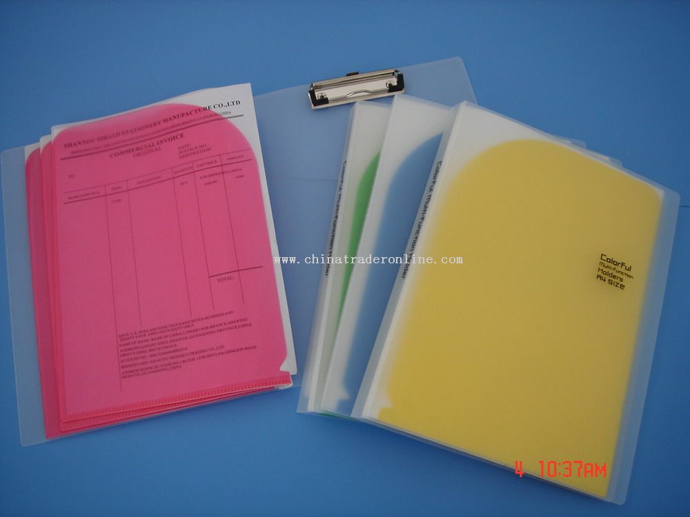 Colorful file folder