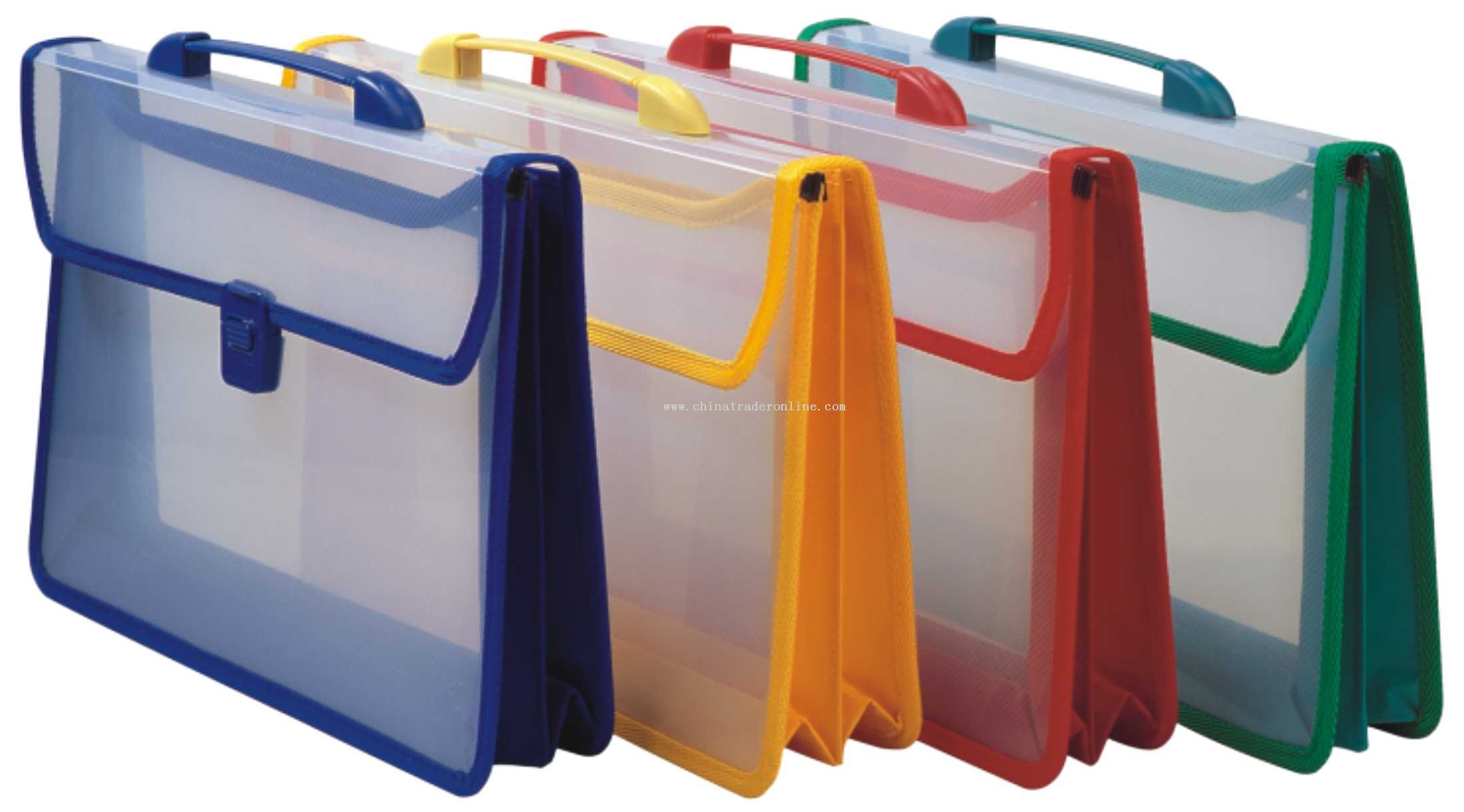 Portable colorful PP business bag(2-layer) from China