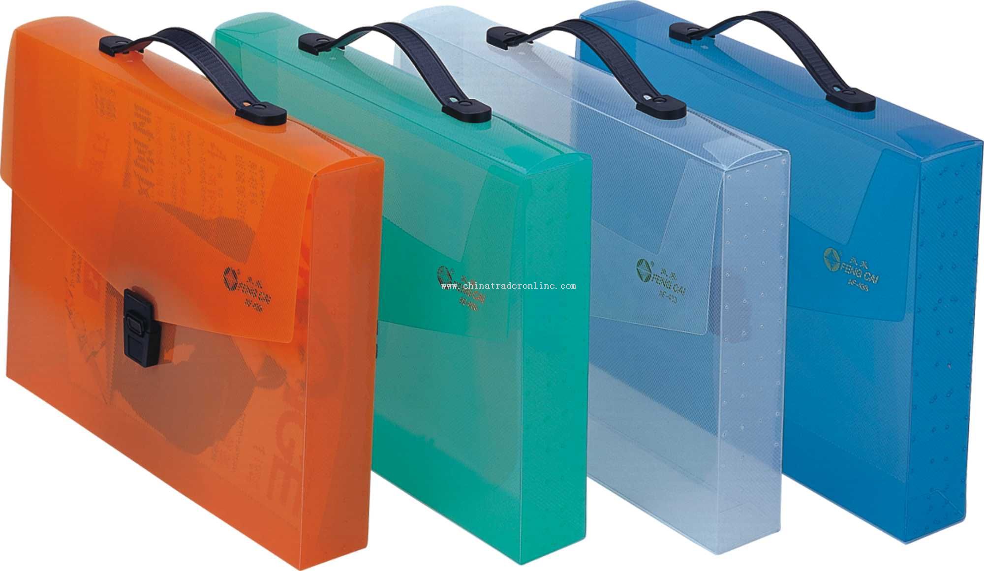 Portable colorful PP business bag