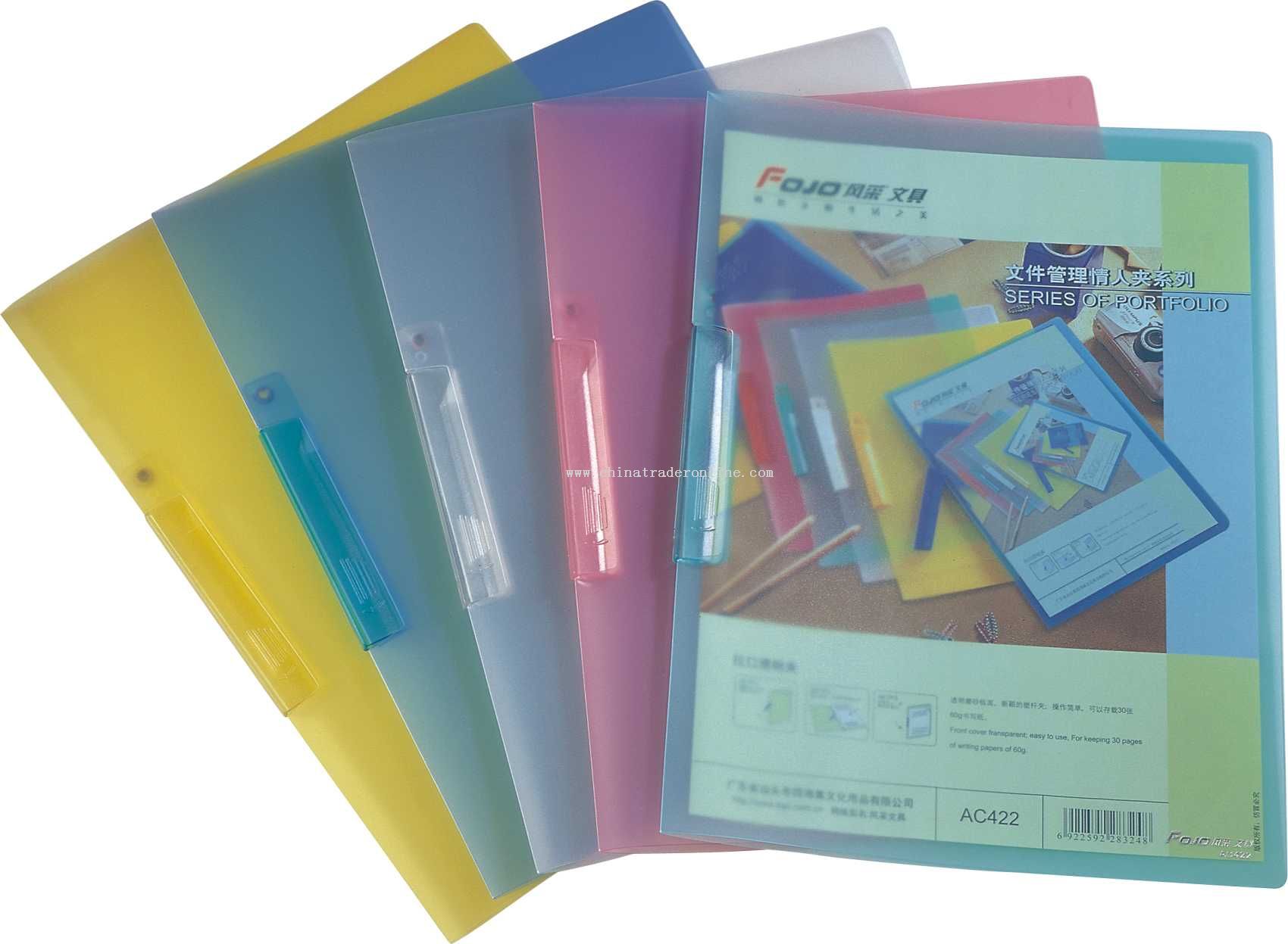 Swing file folder