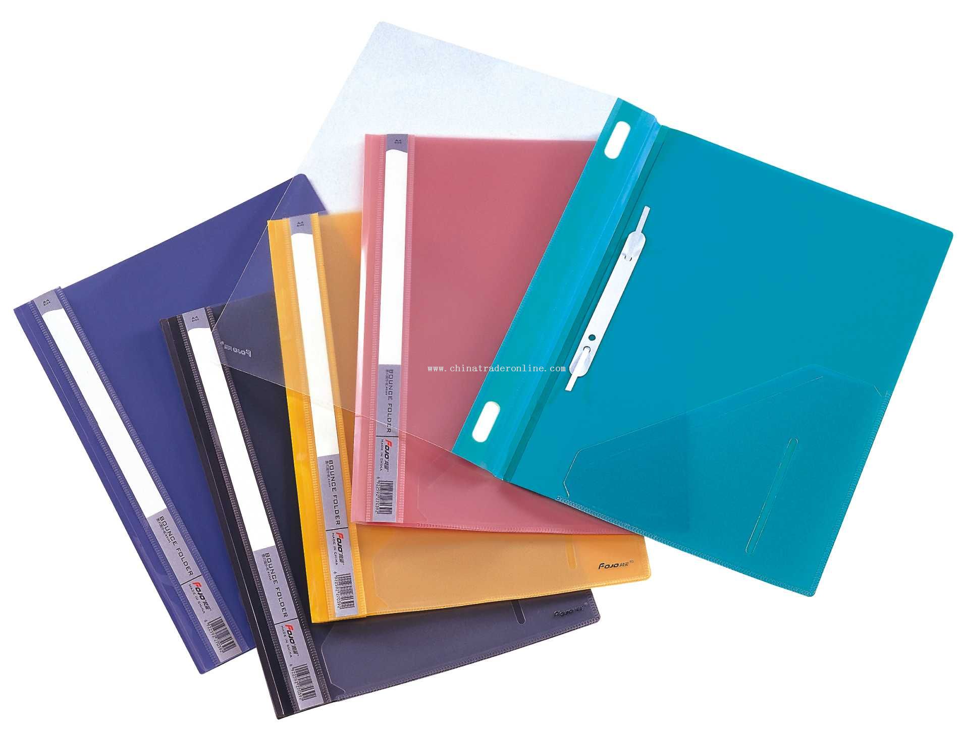 Transparent file folder