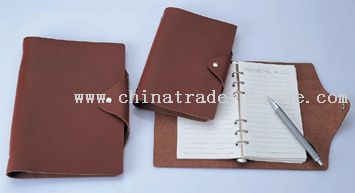 6 hole oil leather personal jotters