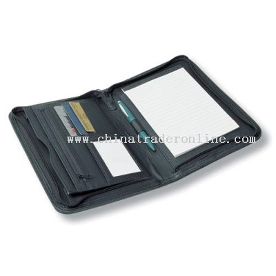 A5 Zippered Writing pad