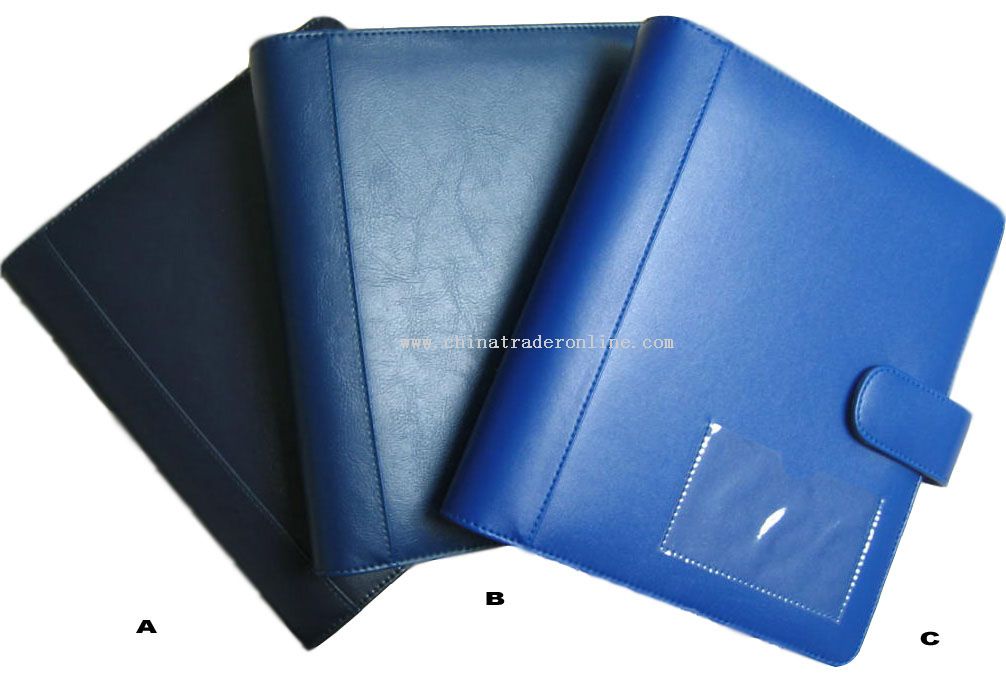 Simple style conference folder with one polyester in the front of organizer