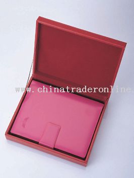 false leather glossy notebook sets from China