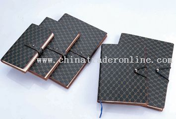 oil leather plain binging journals from China