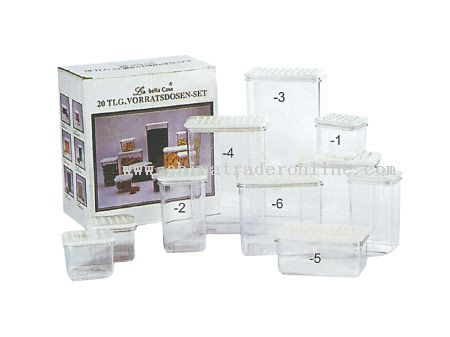 20PCS STORAGE CONTAINER