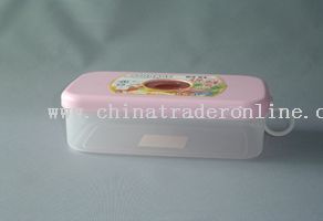 large rectangle keeping fresh container with hour hand from China