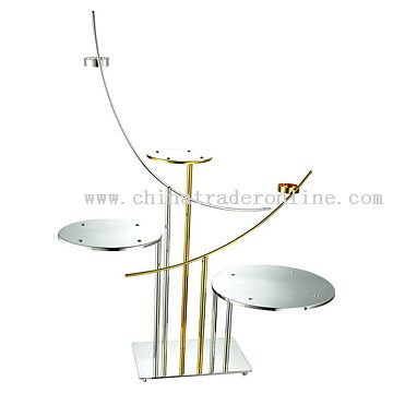 3-Layer Cake Stand with Flower from China