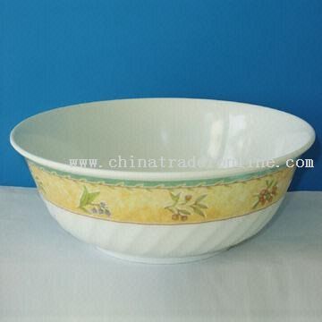 Melamine Cereal Bowl with Wavy Body from China