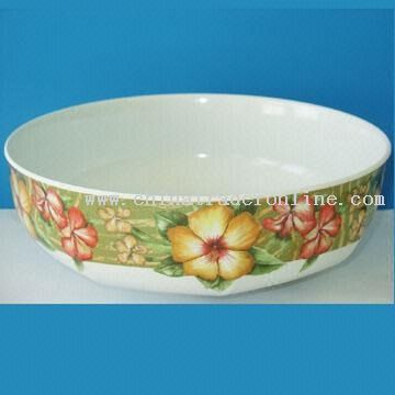 Octagon Bowl Available in Melamine