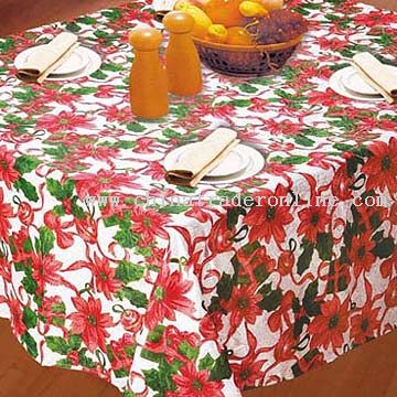 Damask Table Cloth from China