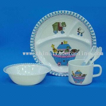 5pcs Round Kids Kinner Set from China