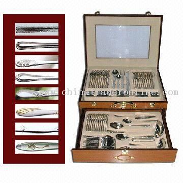 72-piece Cutlery Set with Dinner Knife, Salad Fork and Tea Spoon from China