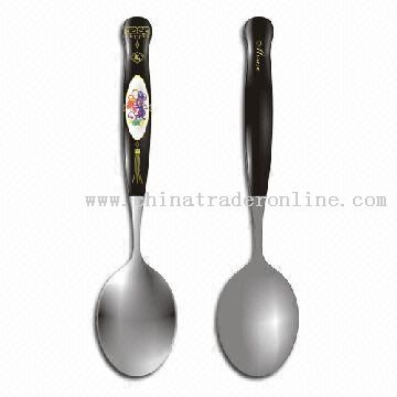 Ceramic Handle Cutlery with Black Handle