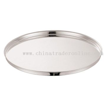 Silver Plated Round Tray