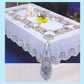 Crochet Vinyl Tablecloth from China