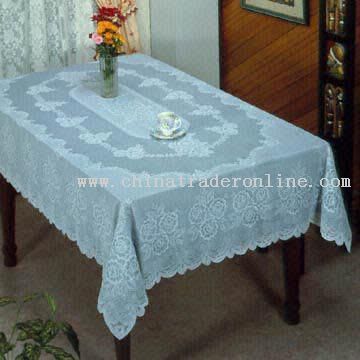 Excellent-Quality Vinyl Crochet Tablecloth