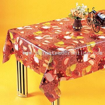 PVC Non-transparent Tablecloth from China