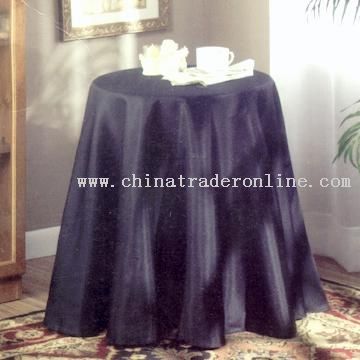 Purple Round Table Linen from China