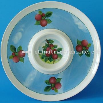 Chip & Dip Melanine Tray from China