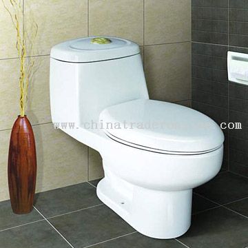 Siphonic One-Piece Toilet from China
